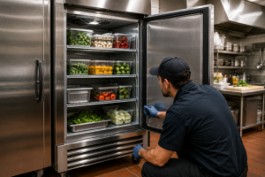 Walk-in cooler repair technician in Los Angeles