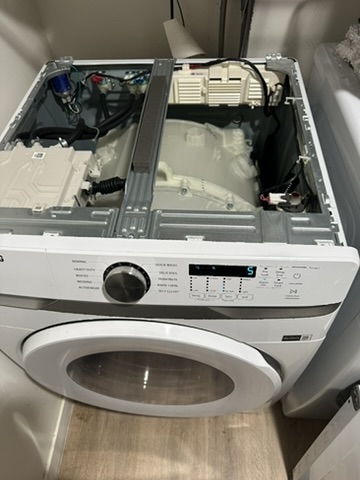 Samsung washer during suspension and spring replacement